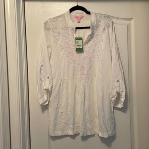 Lilly Pulitzer White Tunic